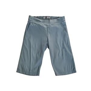 Lija Gray Pull-On Slim-Fit Bermuda Stretchy Athletic Golf Shorts Women's Size 8